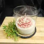 Vedant Glass Jar With Peony by Kahira Creation